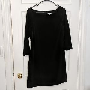 Black shift dress